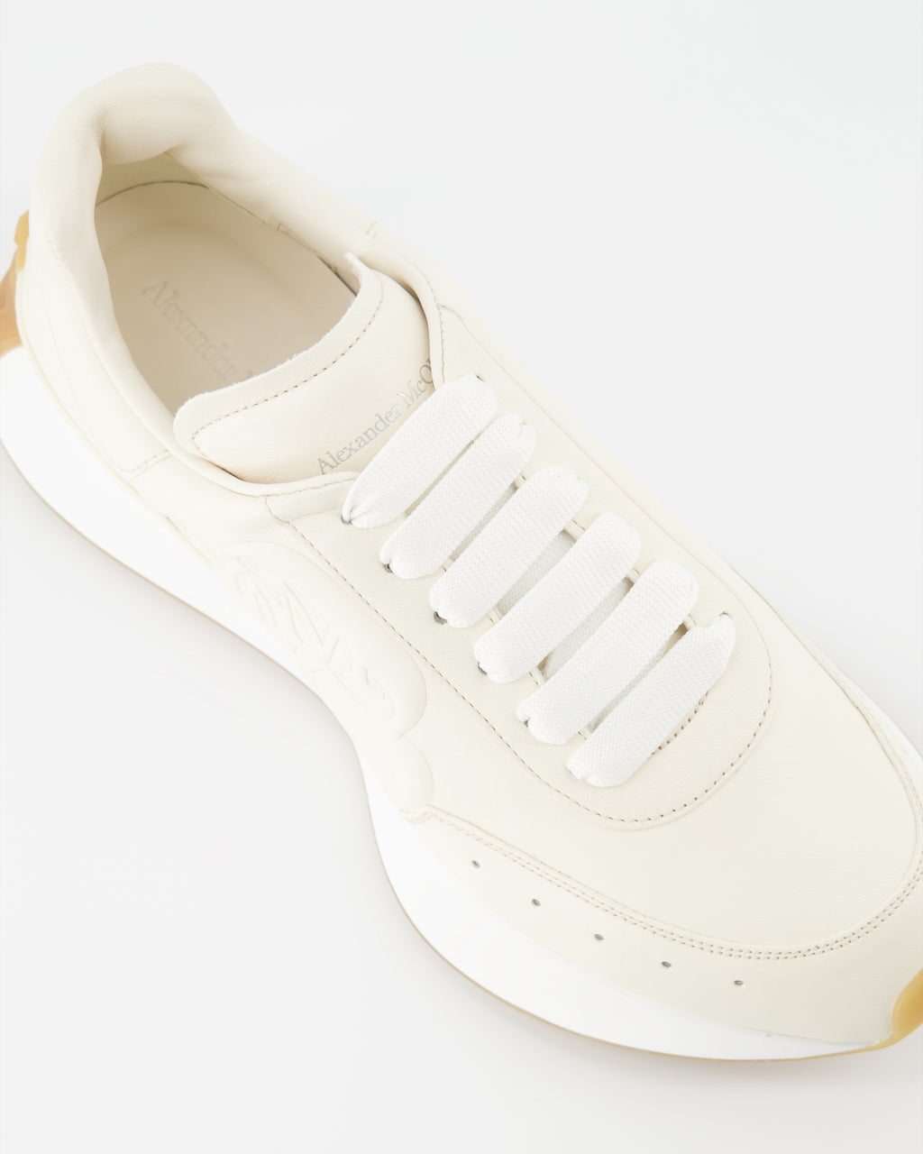 Sneaker Baskets Sprint Runner Alexander McQueen Beige Homme