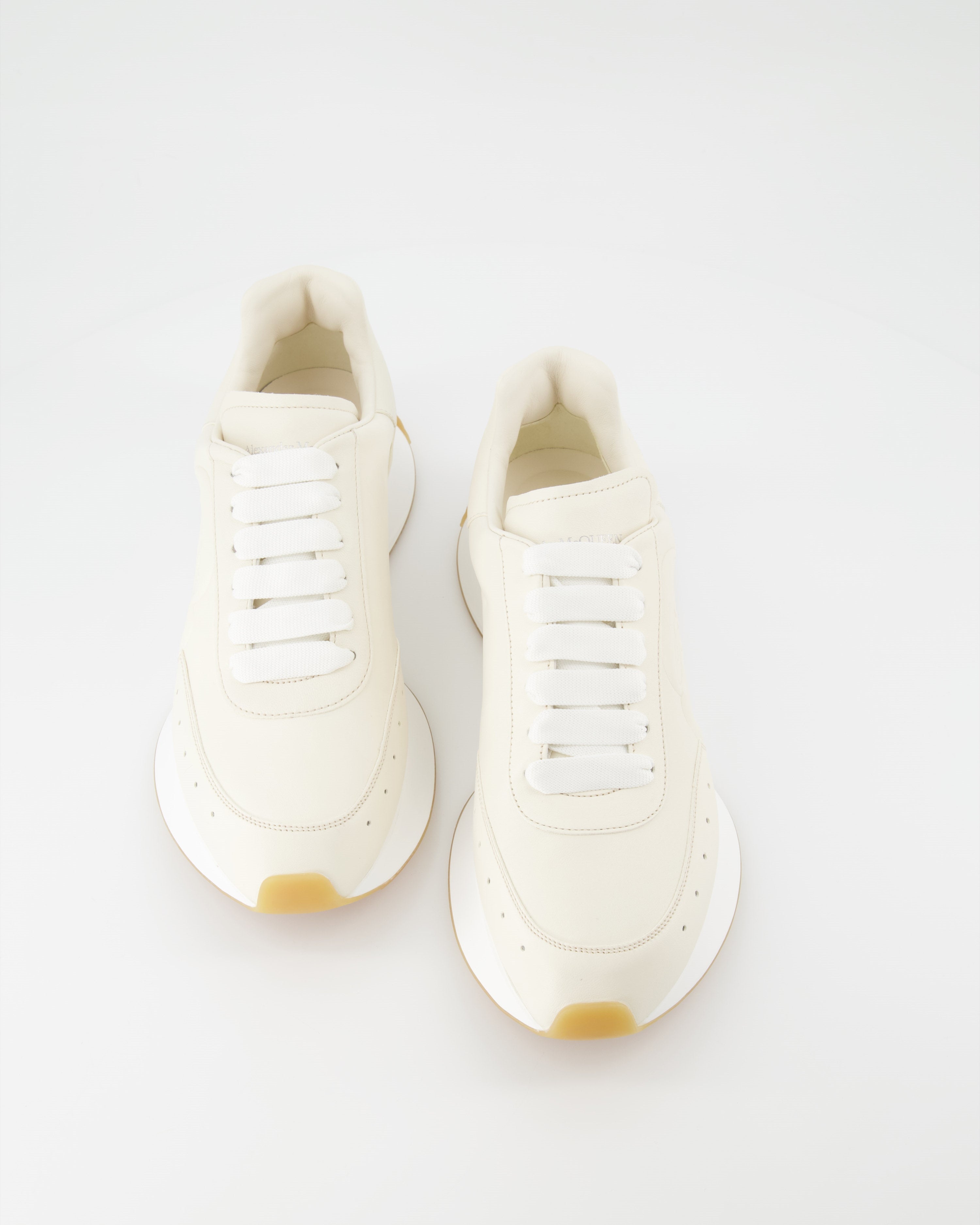 Sneaker Baskets Sprint Runner Alexander McQueen Beige Homme