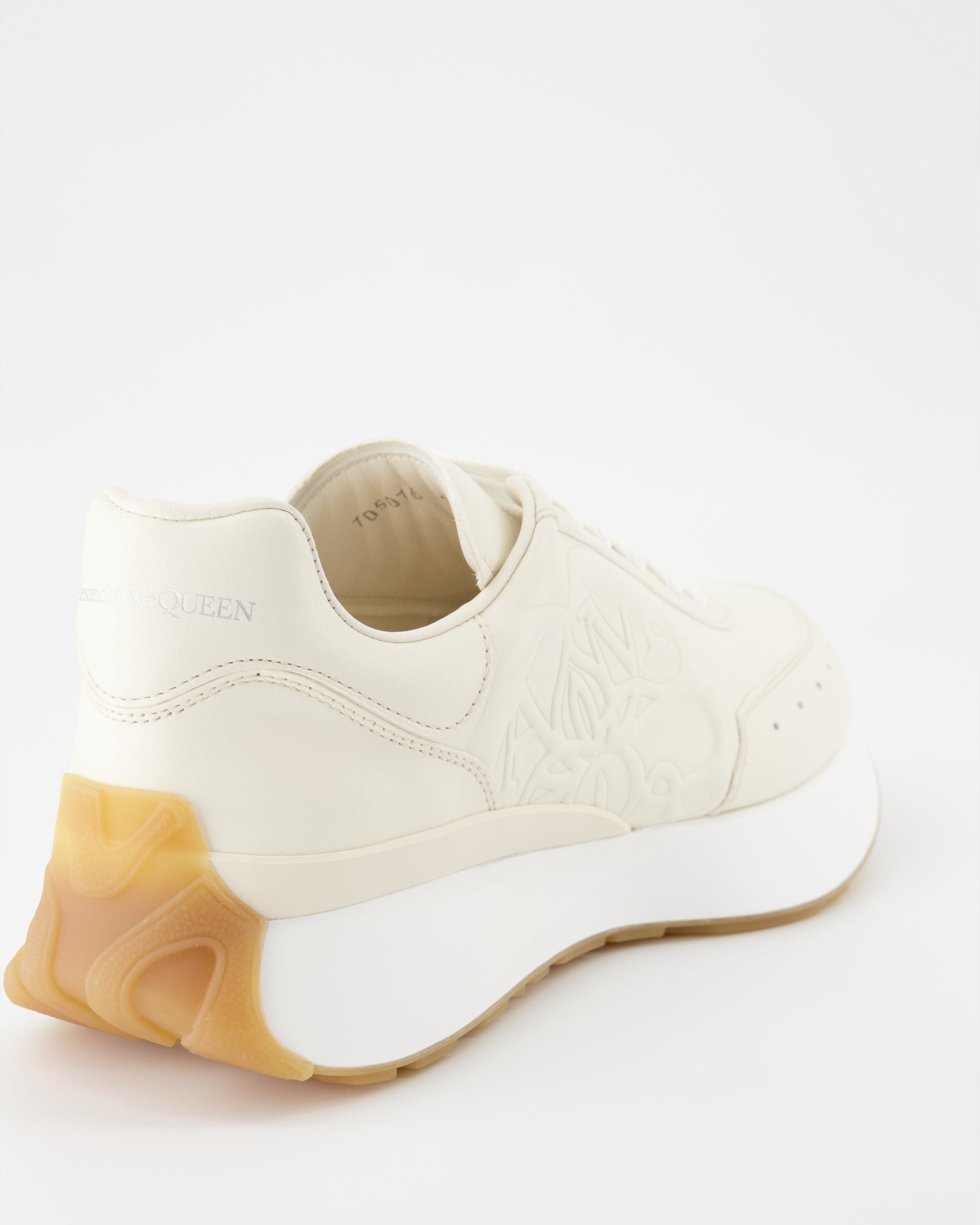 Sneaker Baskets Sprint Runner Alexander McQueen Beige Homme