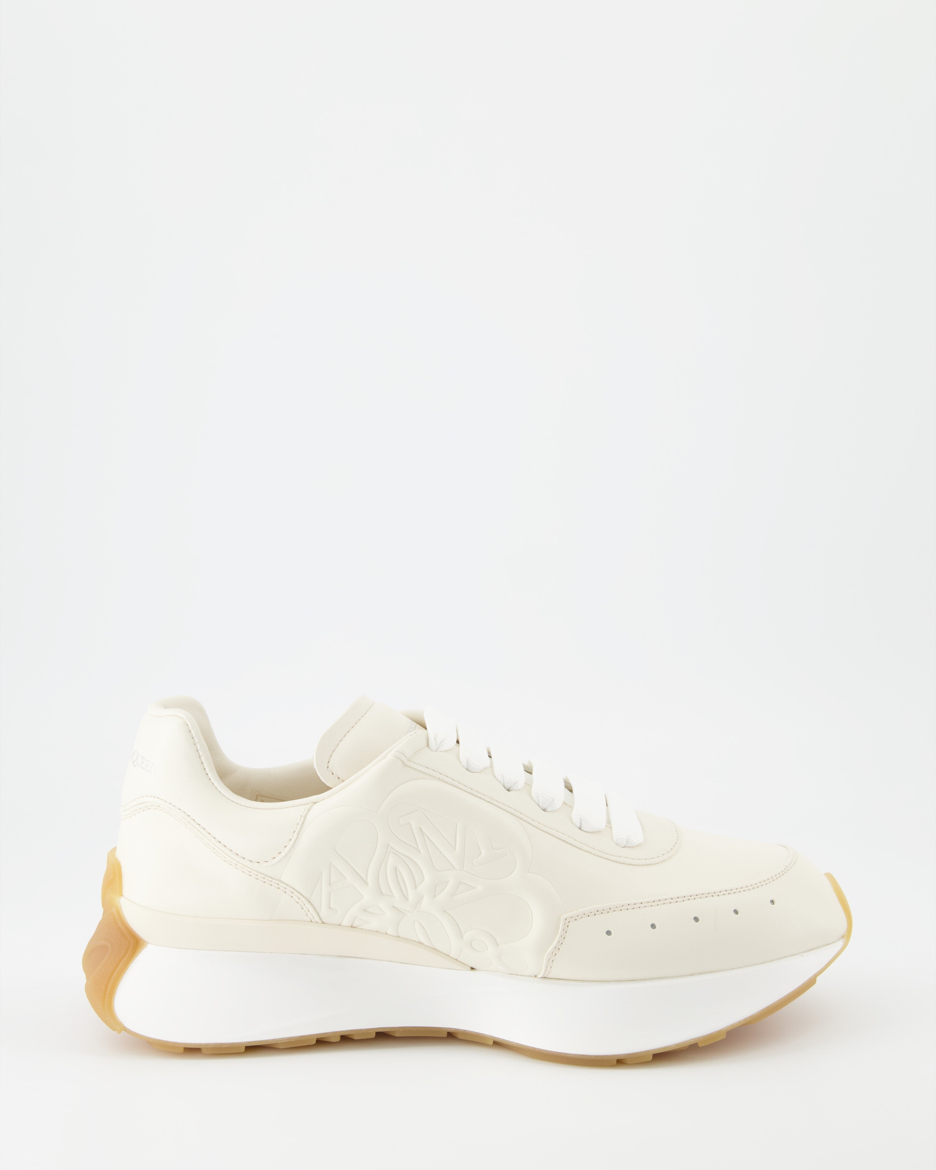 Sneaker Baskets Sprint Runner Alexander McQueen Beige Homme