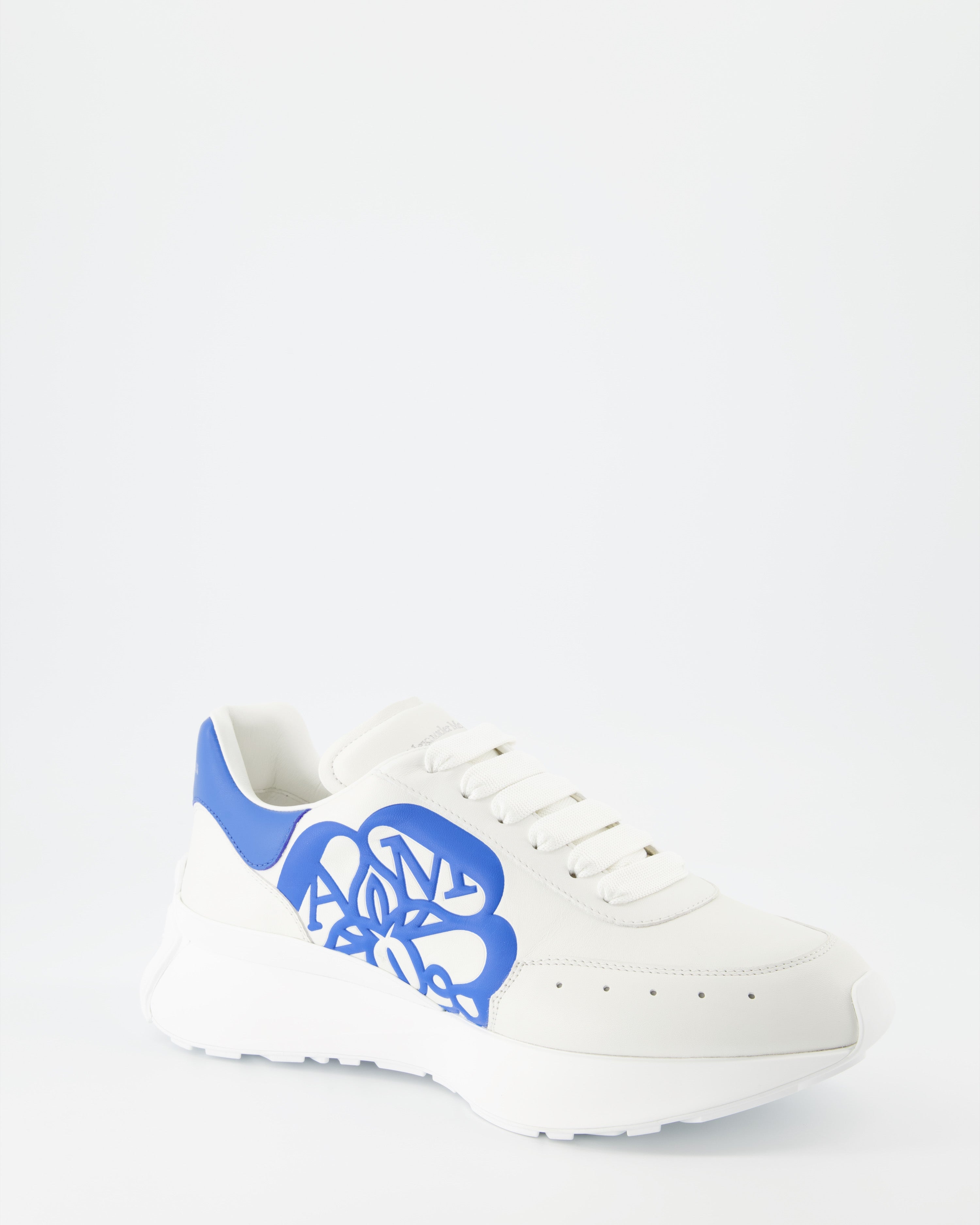 Sneaker Baskets Sprint Runner Alexander McQueen Blau Homme