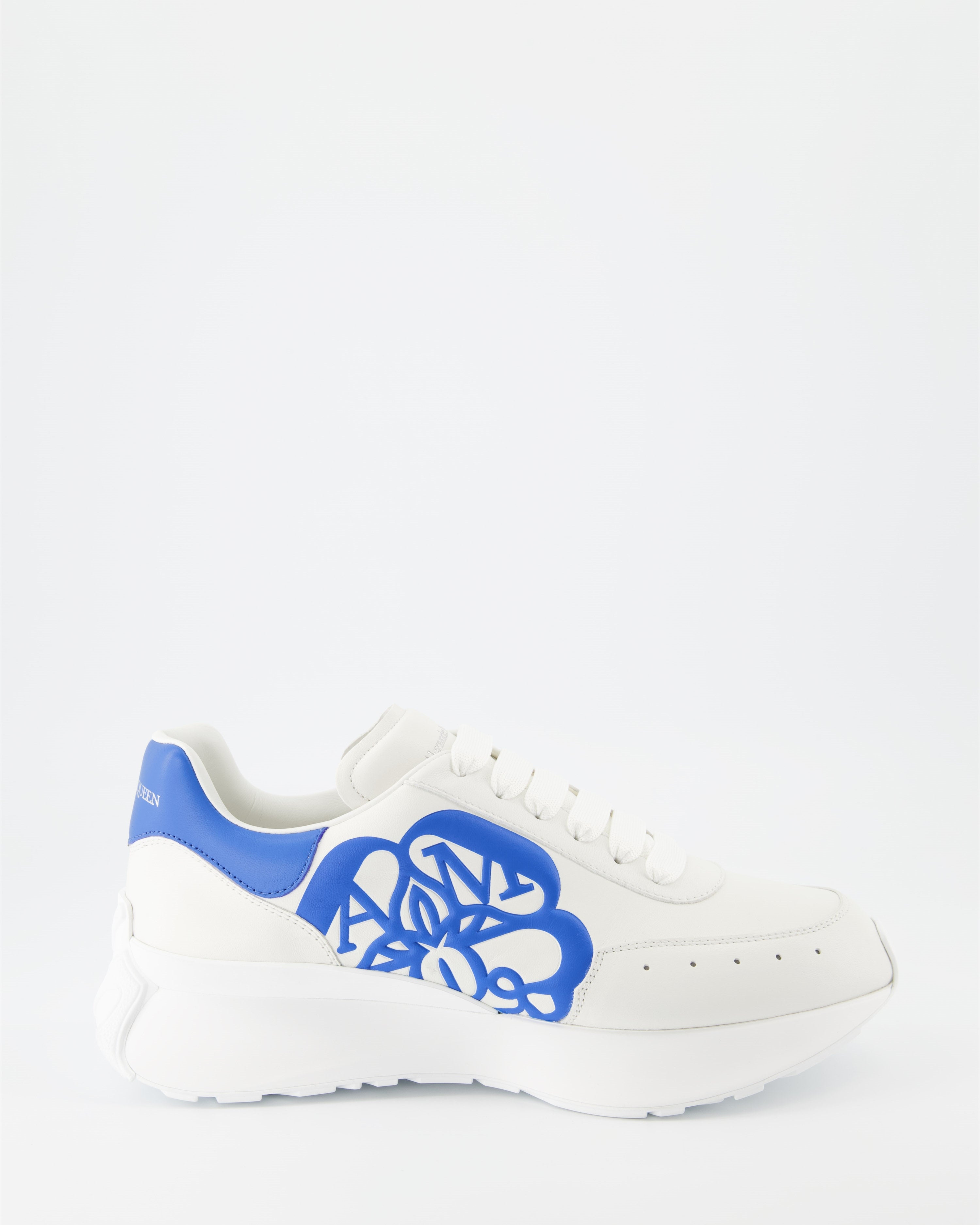 Sneaker Baskets Sprint Runner Alexander McQueen Blau Homme