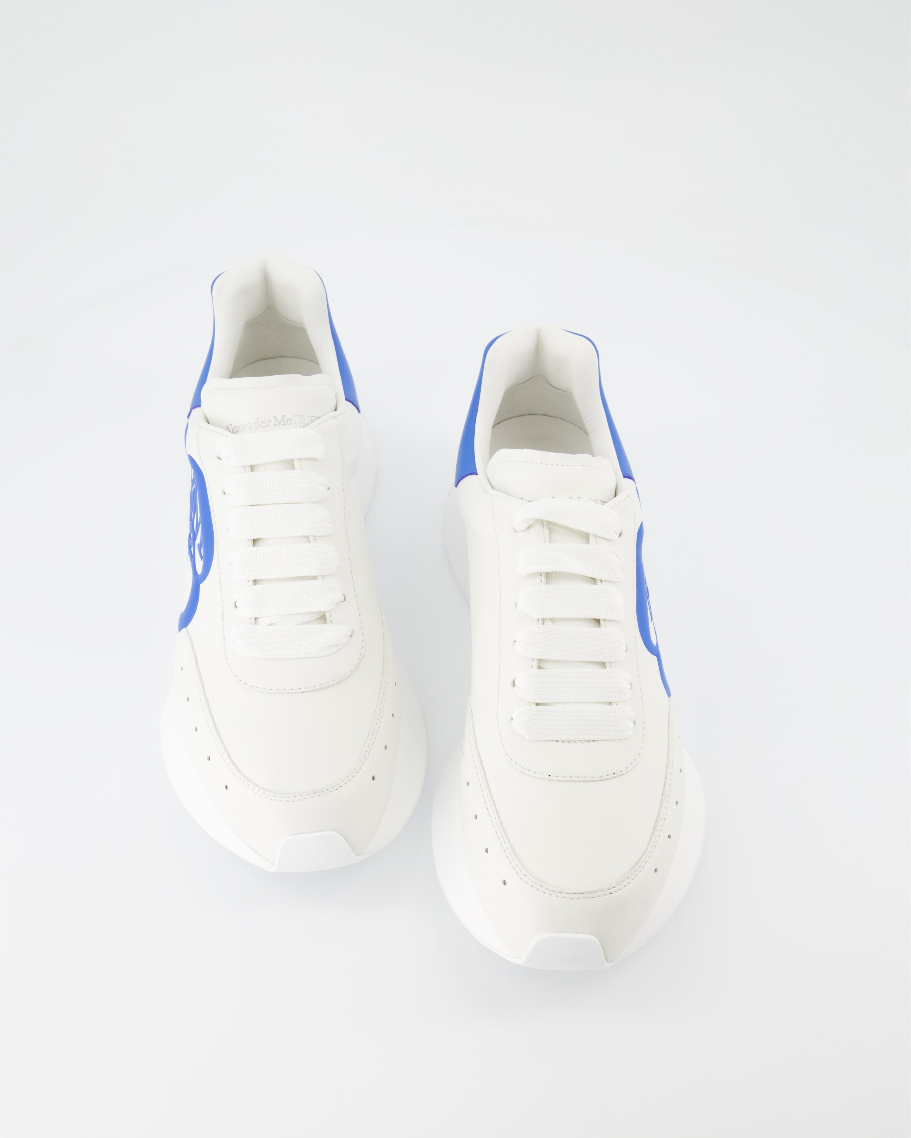 Sneaker Baskets Sprint Runner Alexander McQueen Blau Homme