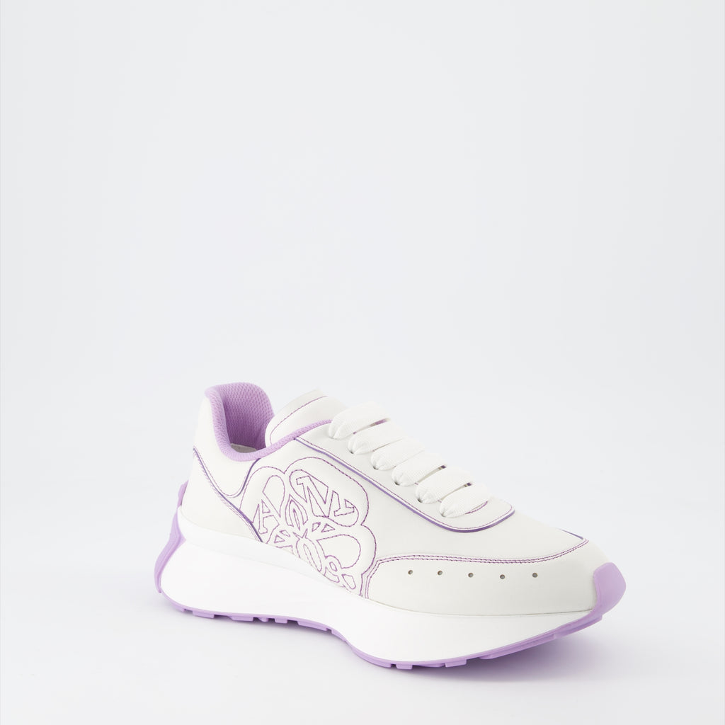 Sneaker Baskets Sprint Runner Alexander McQueen Lila Femme