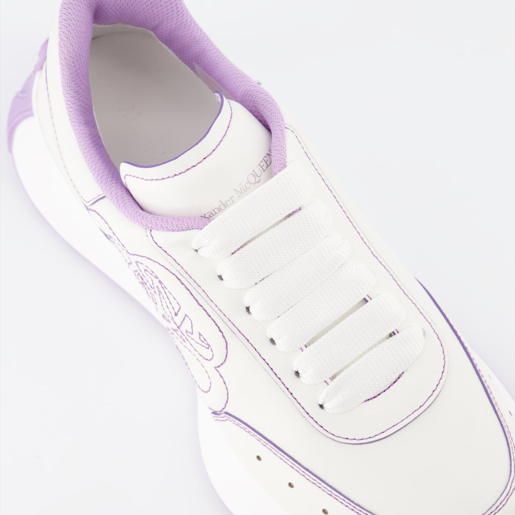 Sneaker Baskets Sprint Runner Alexander McQueen Lila Femme