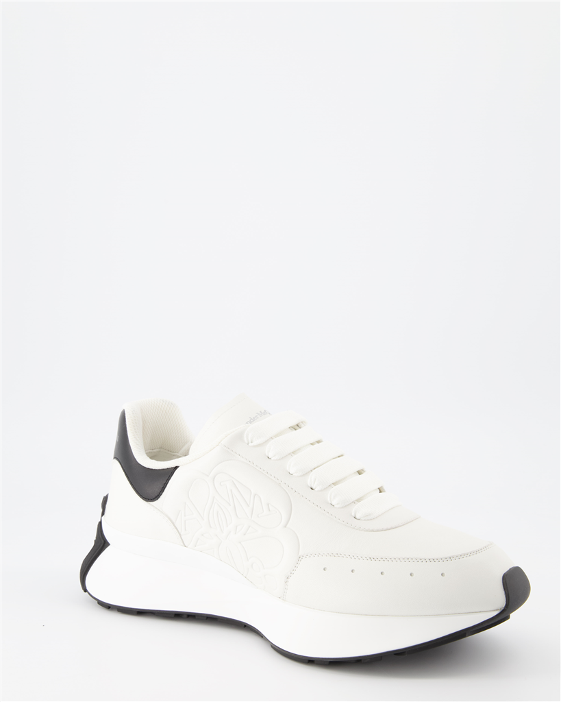 Sneaker Baskets Sprint Runner Alexander McQueen Weiß Homme
