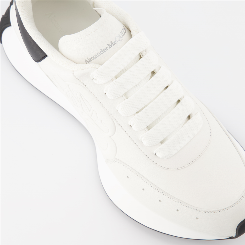 Sneaker Baskets Sprint Runner Alexander McQueen Weiß Homme