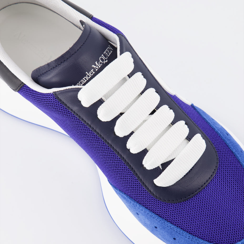 Sneakers Baskets Sprint Runner Alexander McQueen Blu Homme