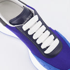 Sneakers Baskets Sprint Runner Alexander McQueen Blu Homme