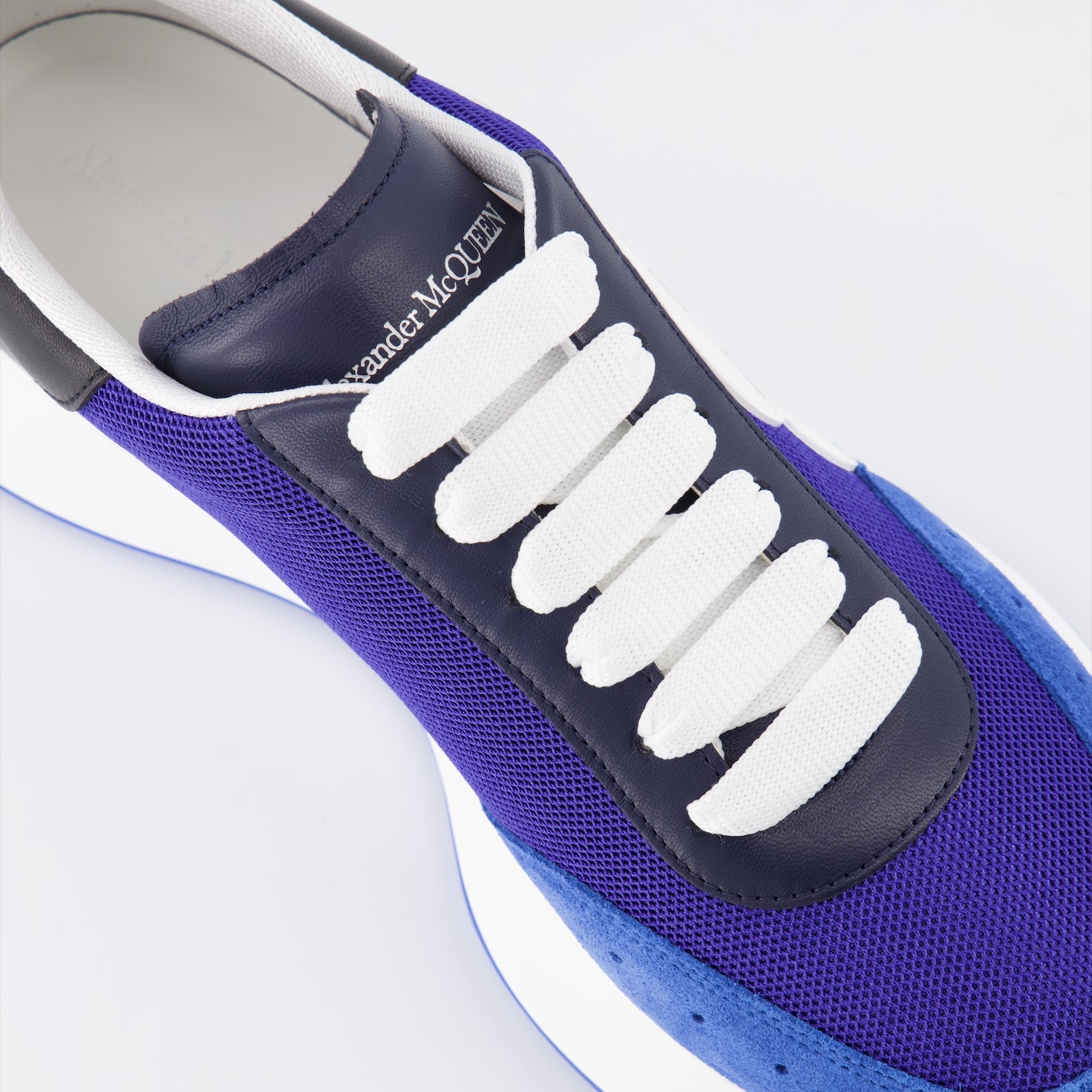 Sneaker Baskets Sprint Runner Alexander McQueen Blau Homme