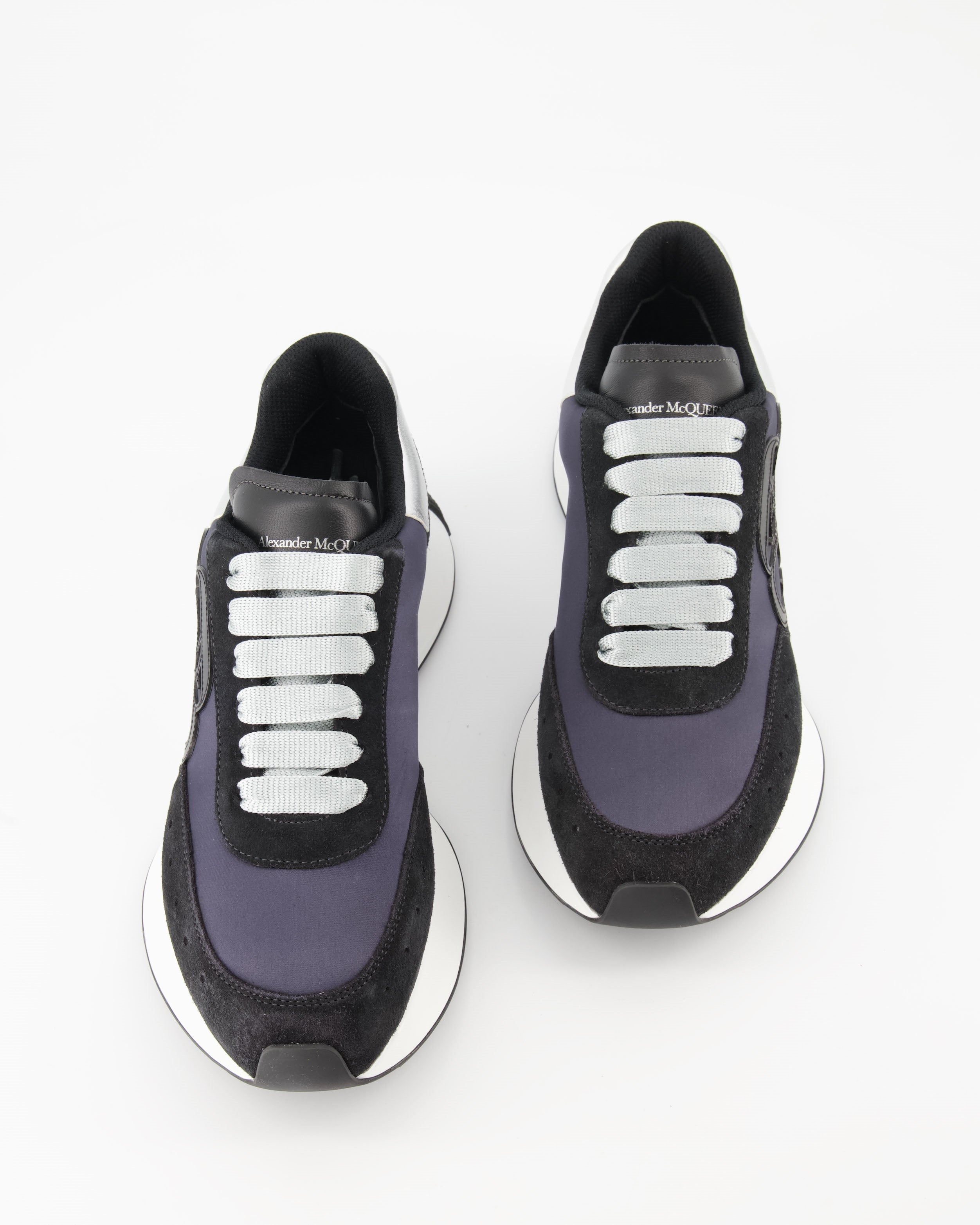 Sneaker Baskets Sprint Runner Alexander McQueen Schwarz Femme
