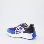 Sneakers Baskets Sprint Runner Alexander McQueen Blu Homme