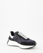 Sneaker Baskets Sprint Runner Alexander McQueen Schwarz Femme