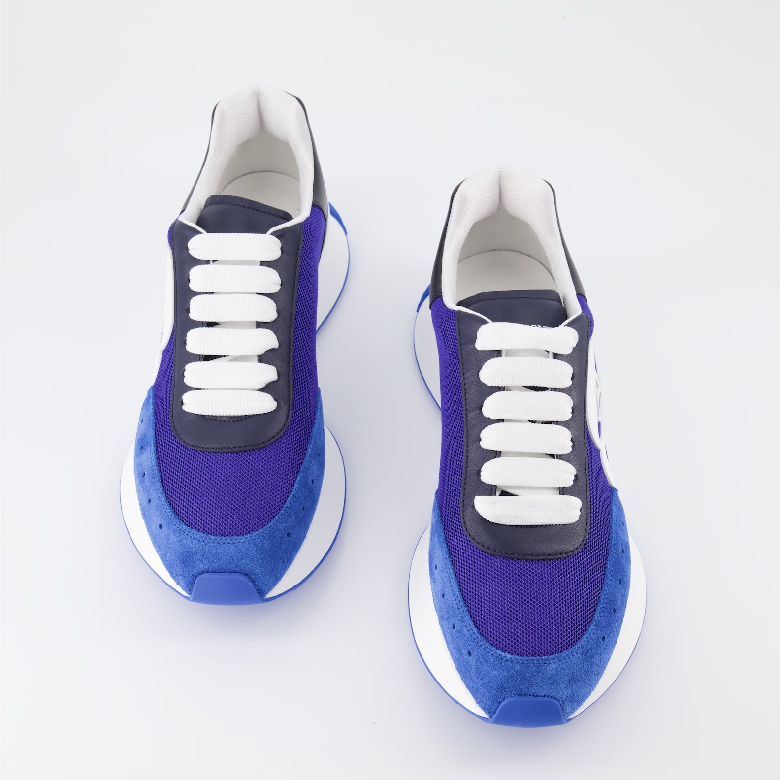 Sneaker Baskets Sprint Runner Alexander McQueen Blau Homme