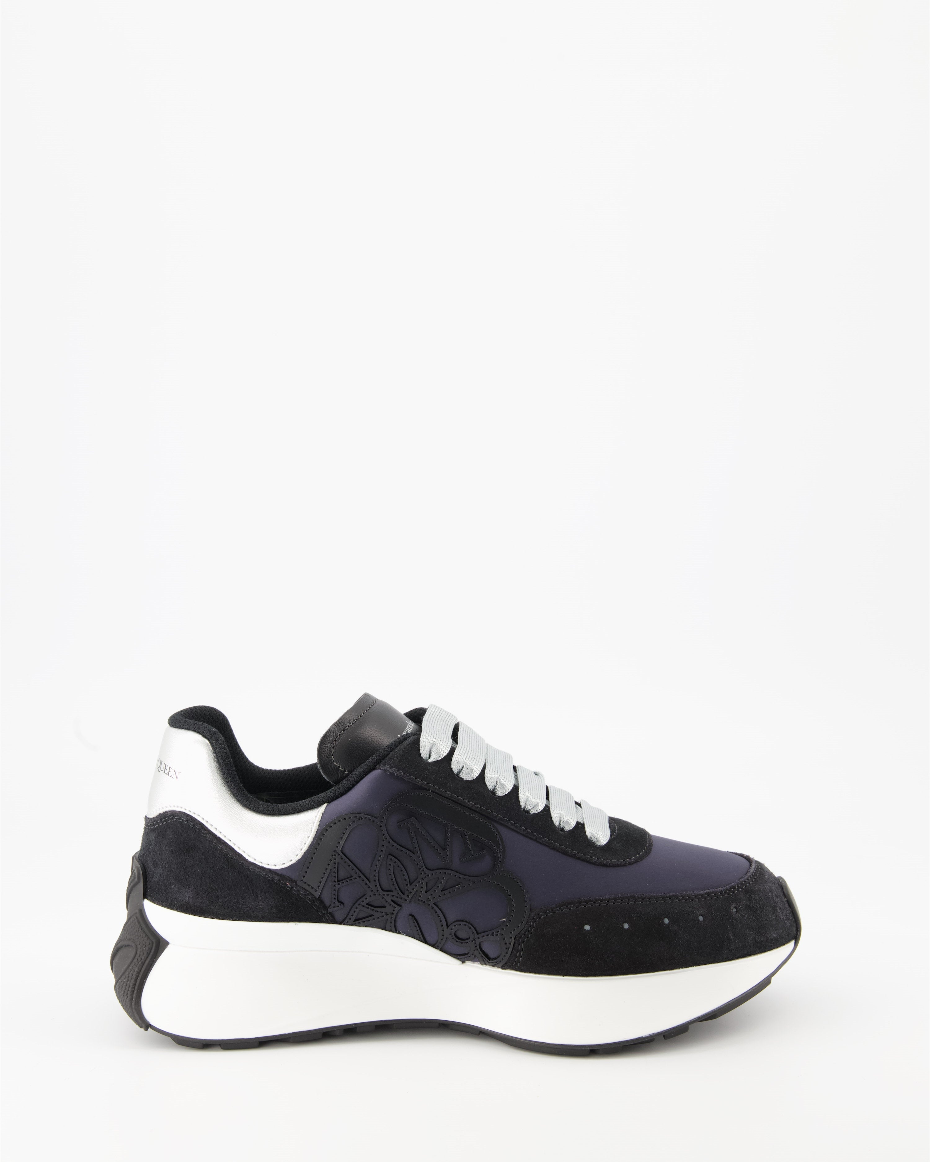 Sneaker Baskets Sprint Runner Alexander McQueen Schwarz Femme