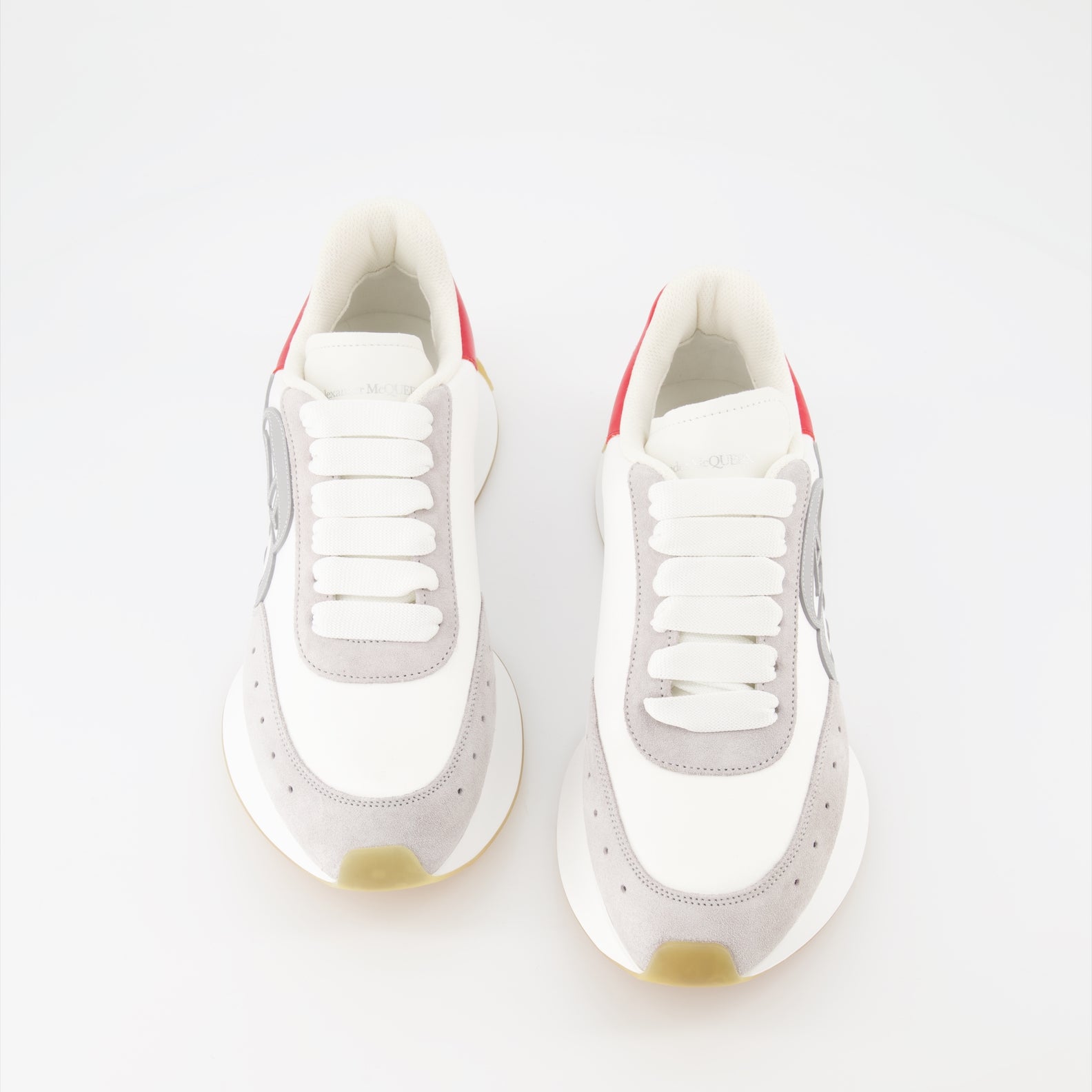 Sneaker Baskets Sprint Runner Alexander McQueen Grau Femme