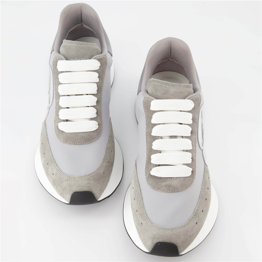 Sneaker Baskets Sprint Runner Alexander McQueen Grau Homme
