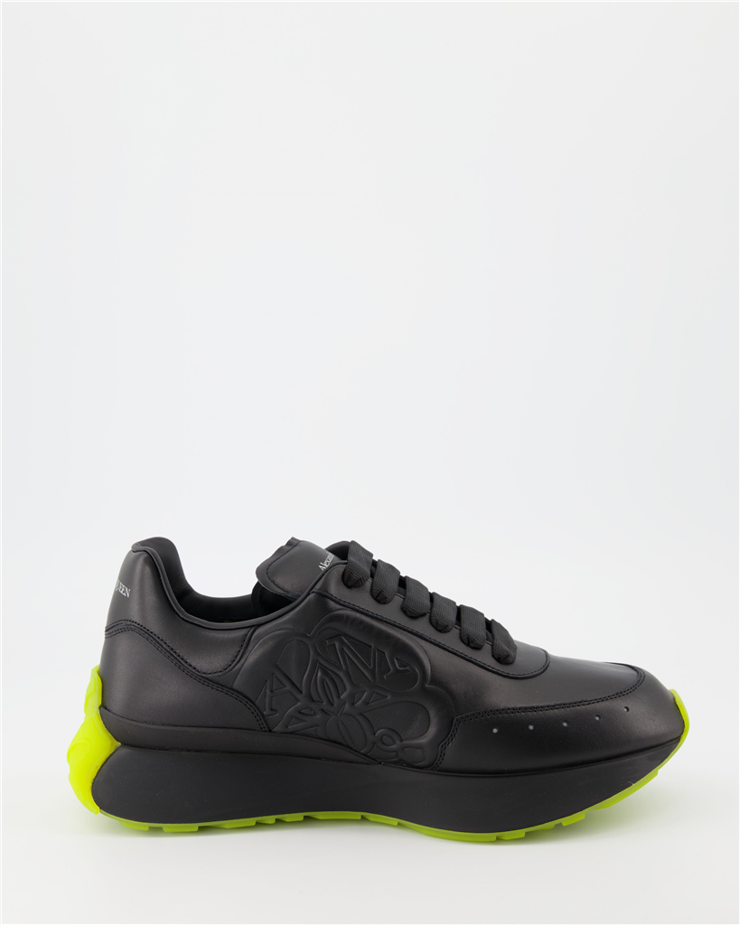Sneaker Baskets Sprint Runner Alexander McQueen Schwarz Homme