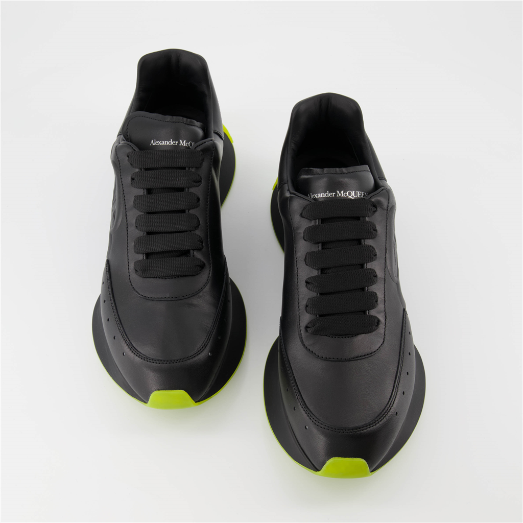 Sneaker Baskets Sprint Runner Alexander McQueen Schwarz Homme