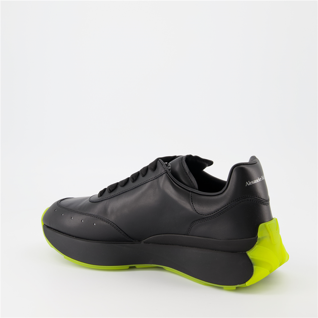 Sneaker Baskets Sprint Runner Alexander McQueen Schwarz Homme