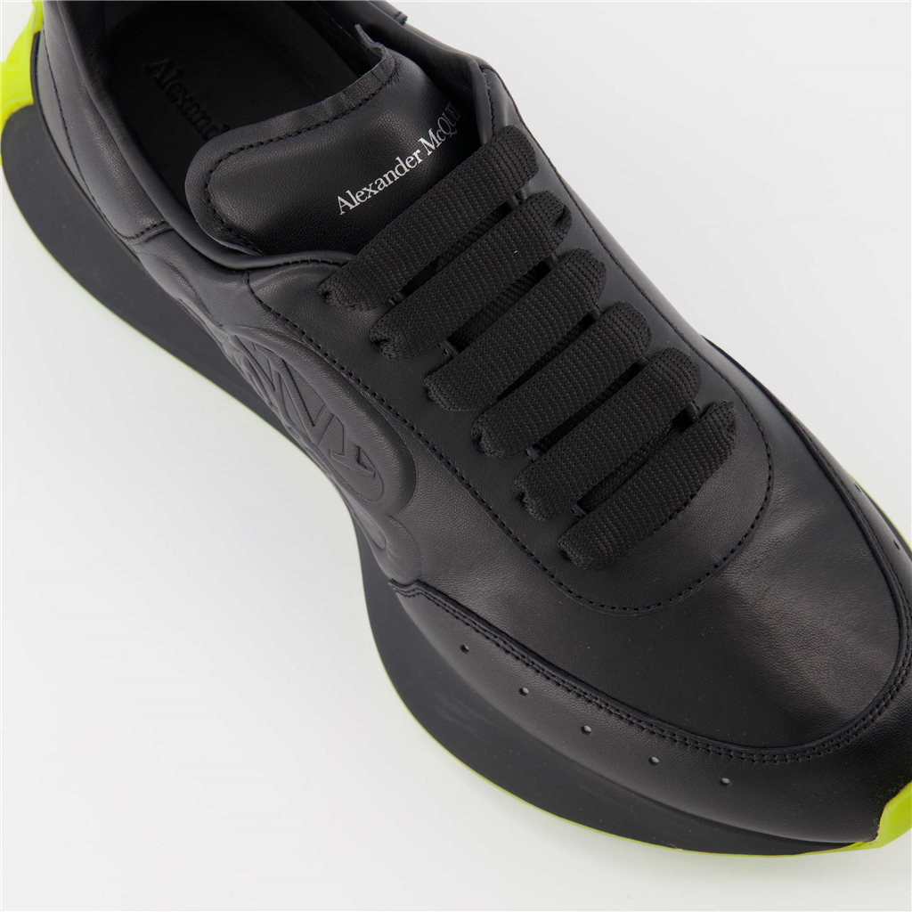 Sneaker Baskets Sprint Runner Alexander McQueen Schwarz Homme
