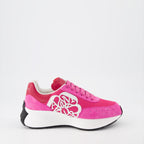 Sneaker Baskets Sprint Runner Alexander McQueen Rosa Femme