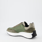 Sneaker Baskets Sprint Runner Alexander McQueen Grün Homme