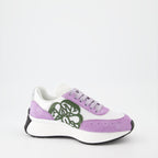 Sneaker Baskets Sprint Runner Alexander McQueen Lila Femme