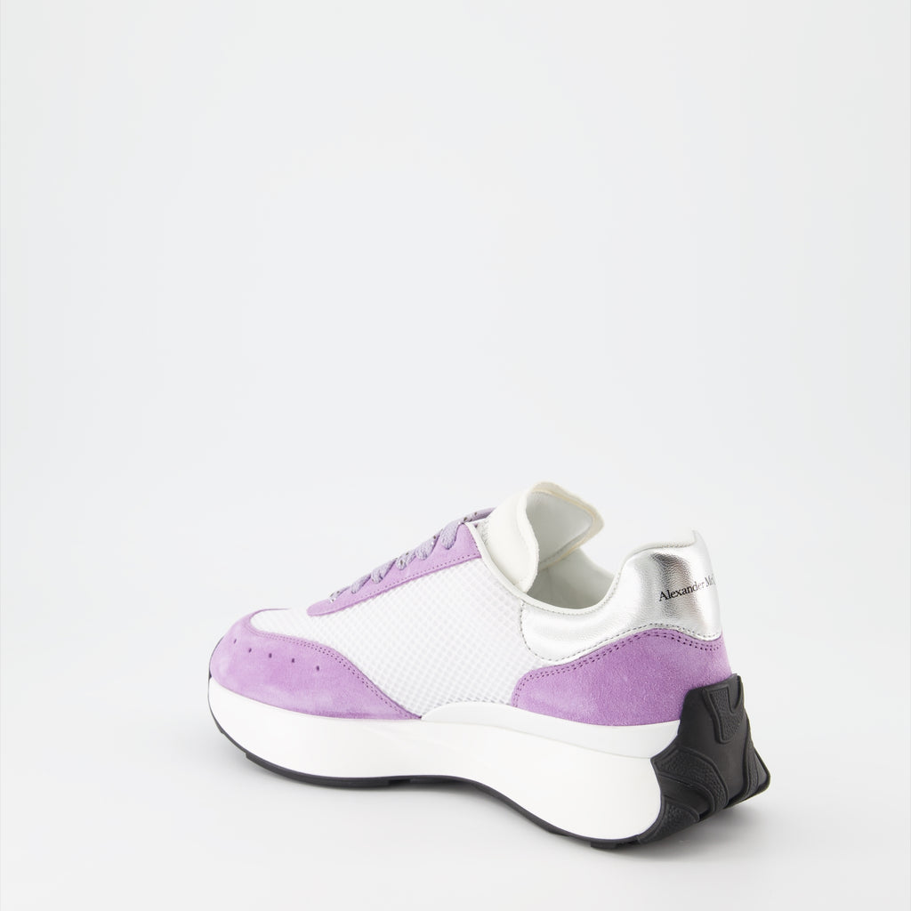 Sneaker Baskets Sprint Runner Alexander McQueen Lila Femme