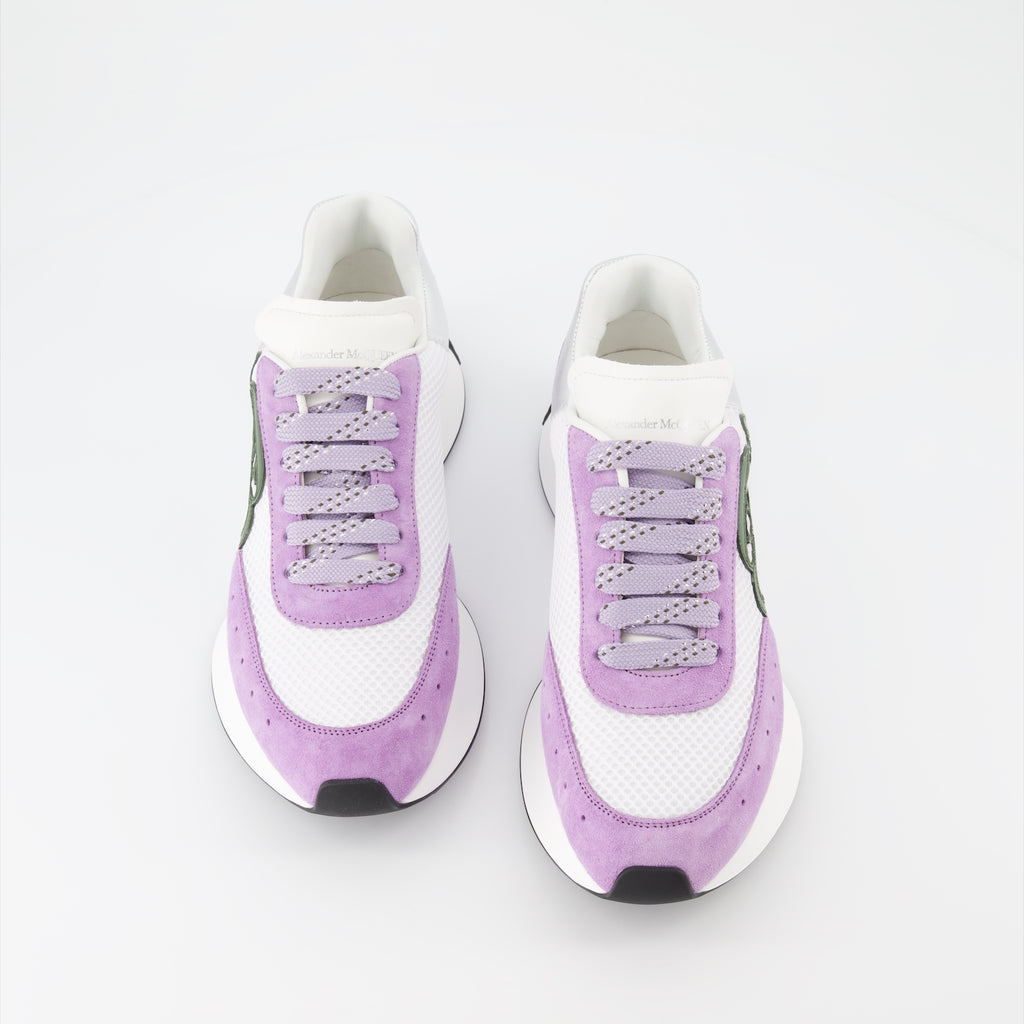 Sneaker Baskets Sprint Runner Alexander McQueen Lila Femme