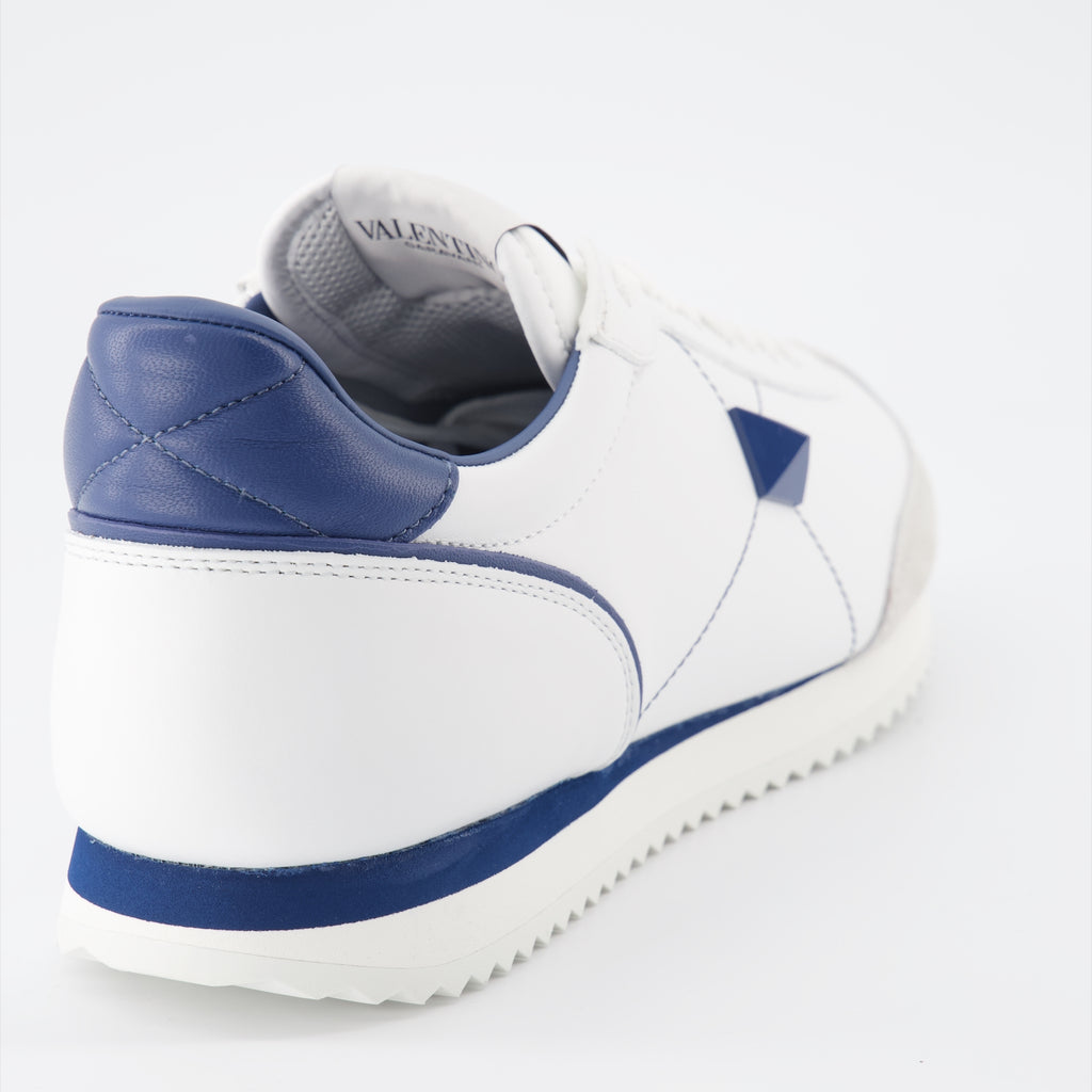 Sneaker Baskets Stud Around Valentino Garavani Blau Homme