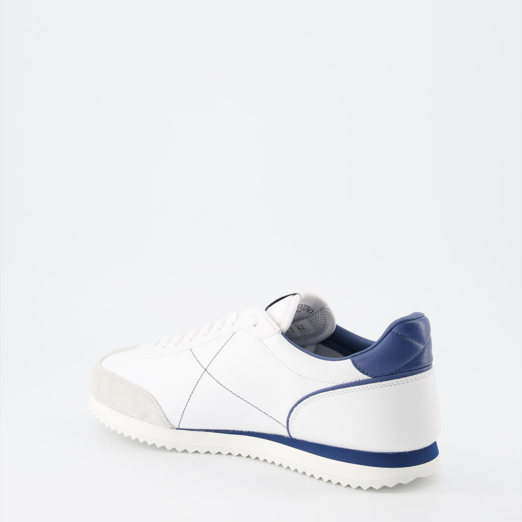 Sneaker Baskets Stud Around Valentino Garavani Blau Homme