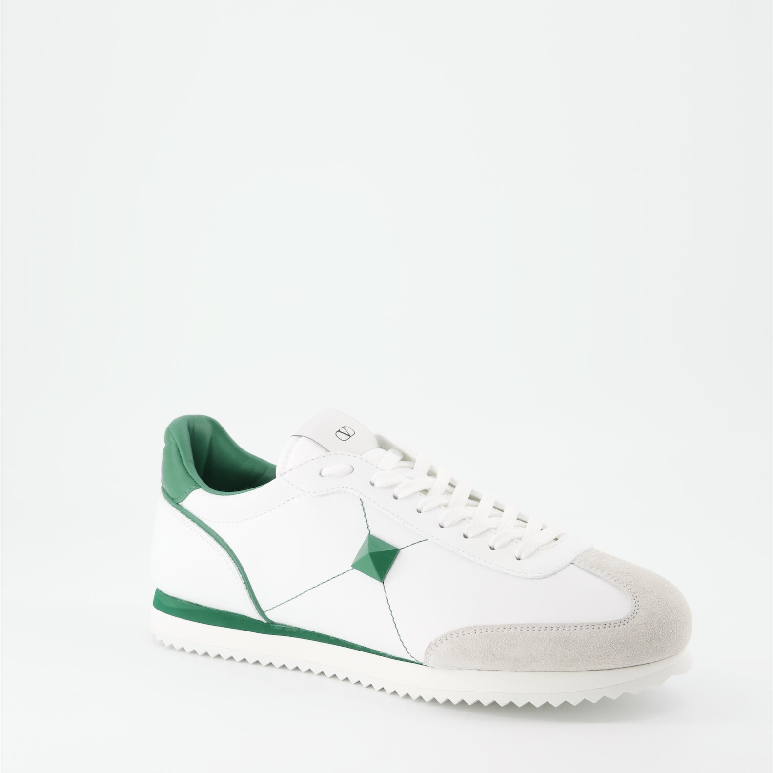 Sneaker Baskets Stud Around Valentino Garavani Grün Homme