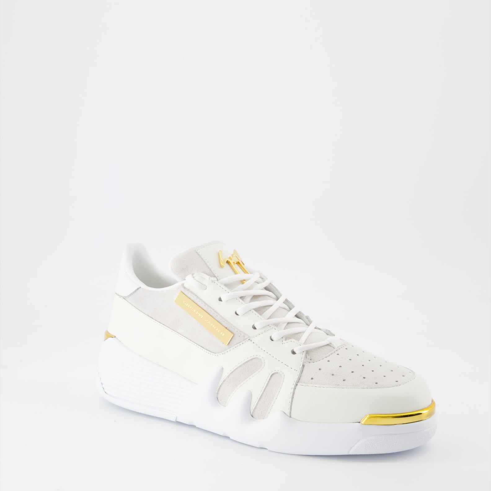 Sneaker Baskets Talon Giuseppe Zanotti Weiß Homme