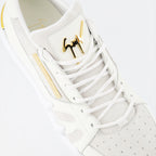 Sneakers Baskets Talon Giuseppe Zanotti Bianco Homme