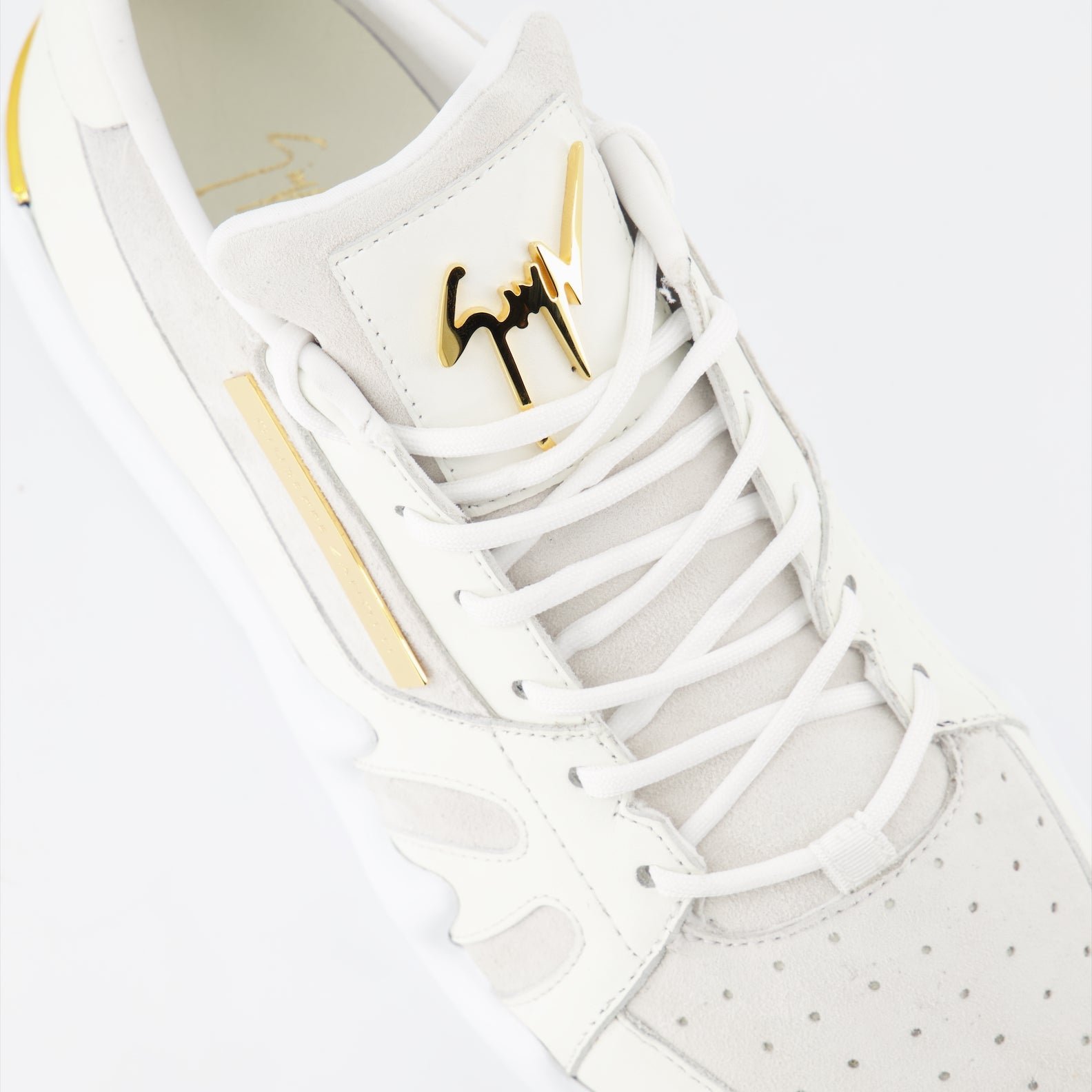 Sneaker Baskets Talon Giuseppe Zanotti Weiß Homme