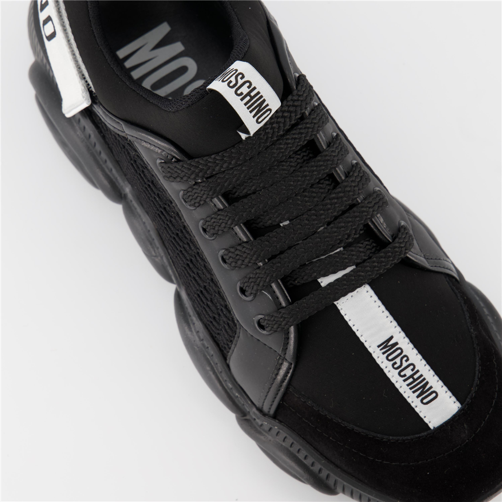 Baskets Baskets Teddy Moschino Noir Homme