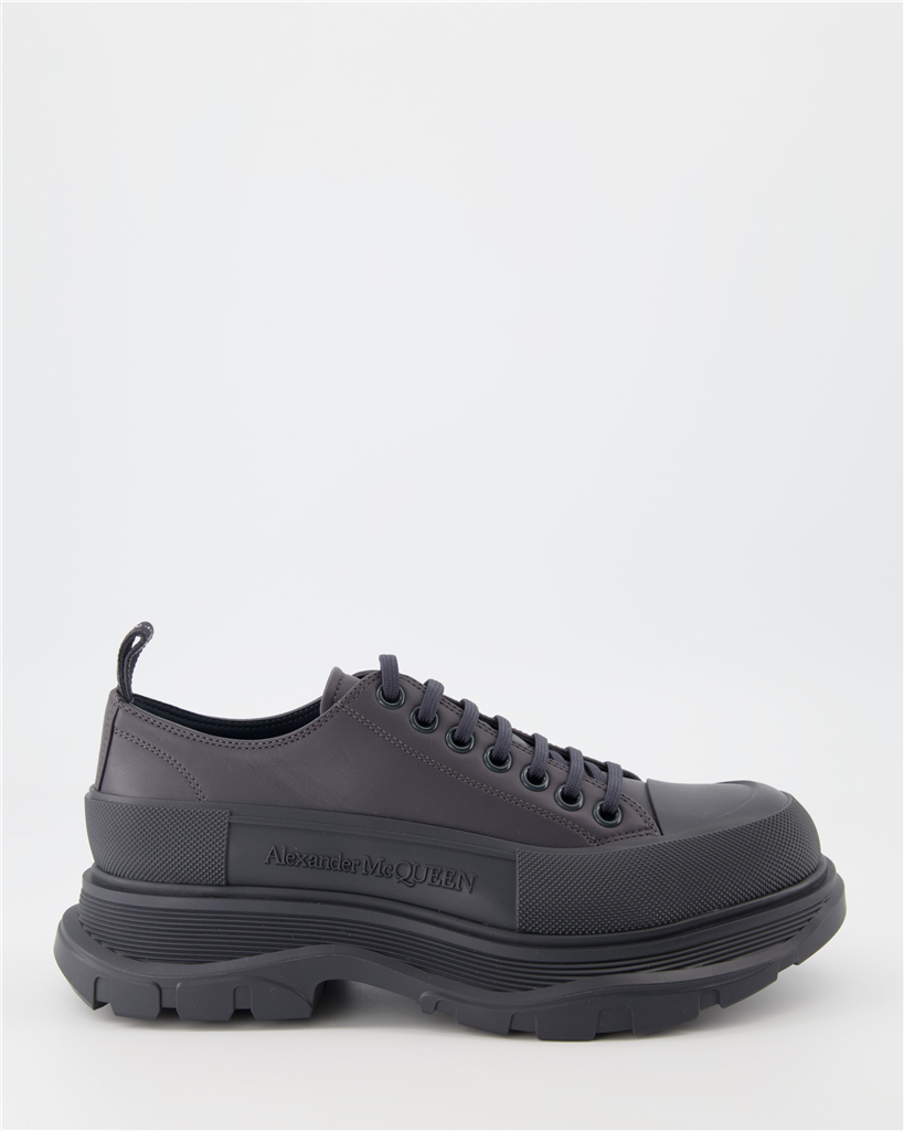 Baskets Baskets Tread Slick Alexander McQueen Gris Homme