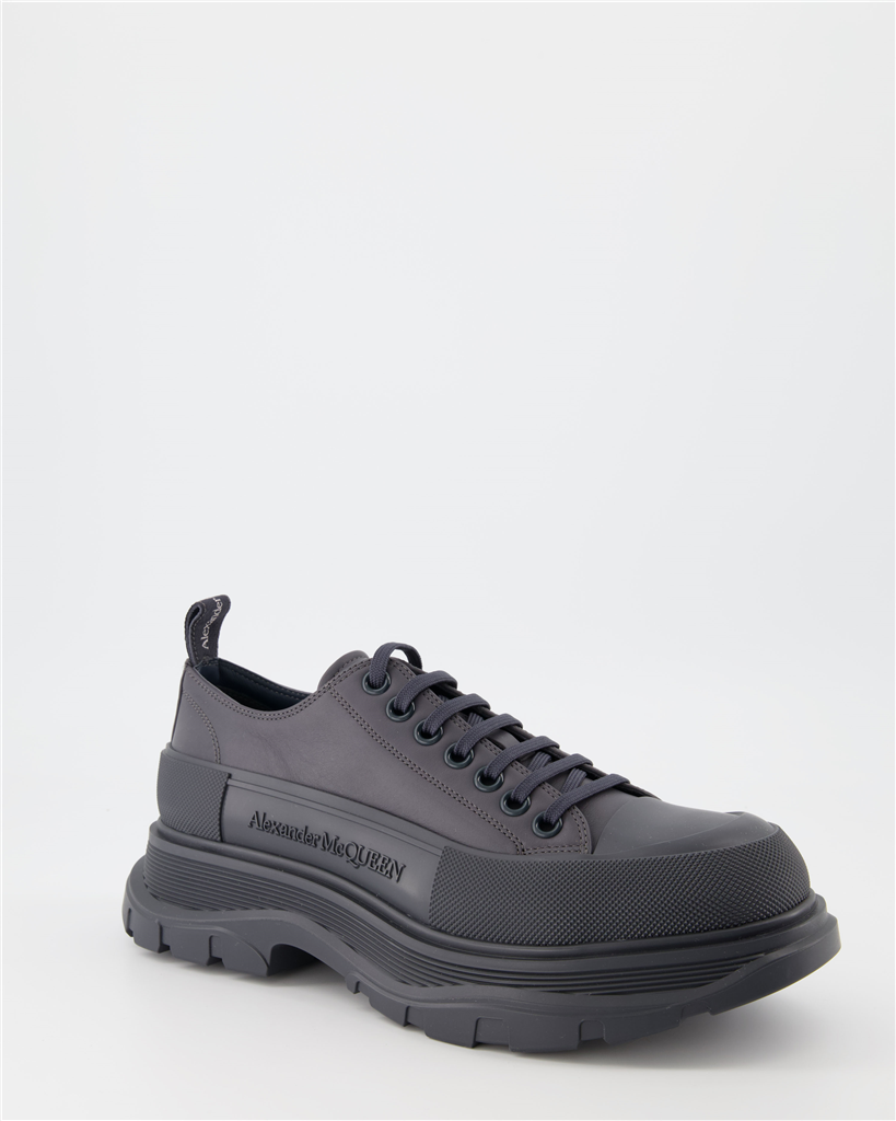 Baskets Baskets Tread Slick Alexander McQueen Gris Homme