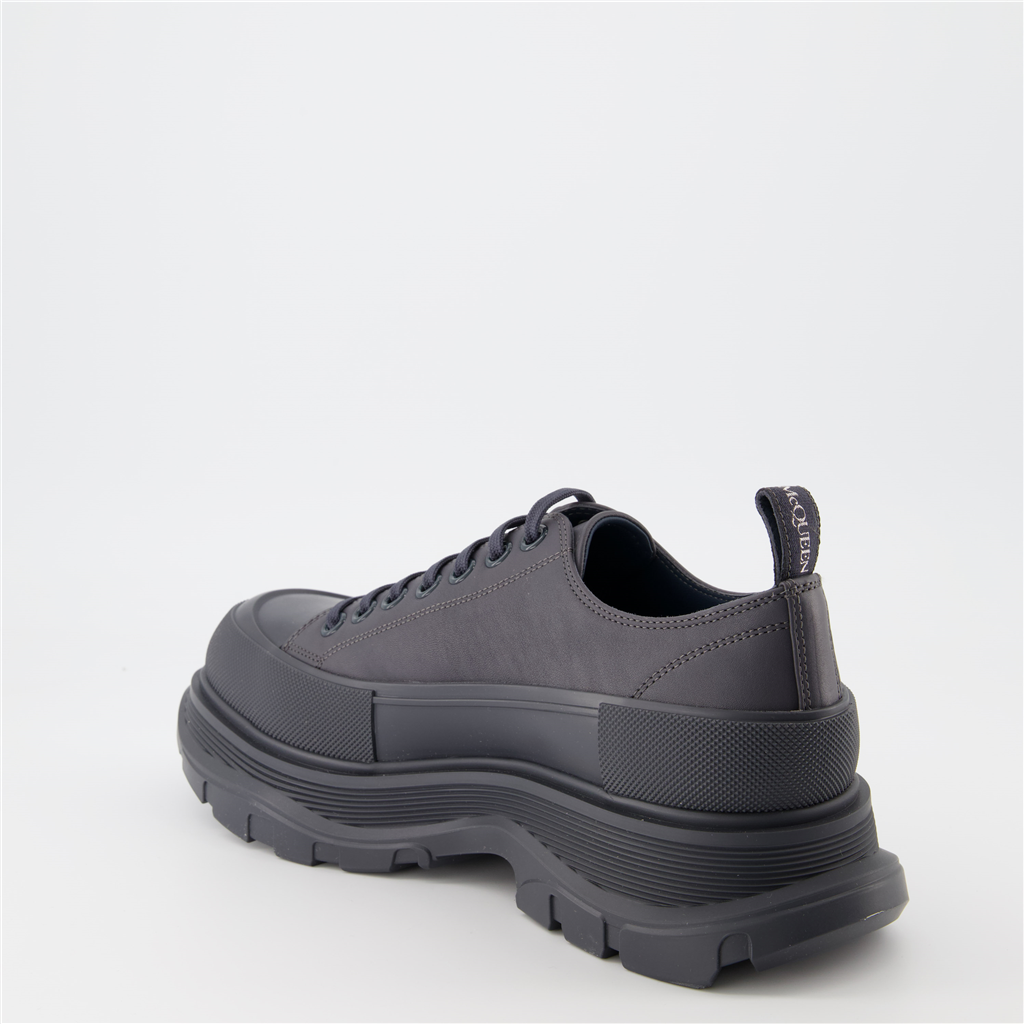 Baskets Baskets Tread Slick Alexander McQueen Gris Homme