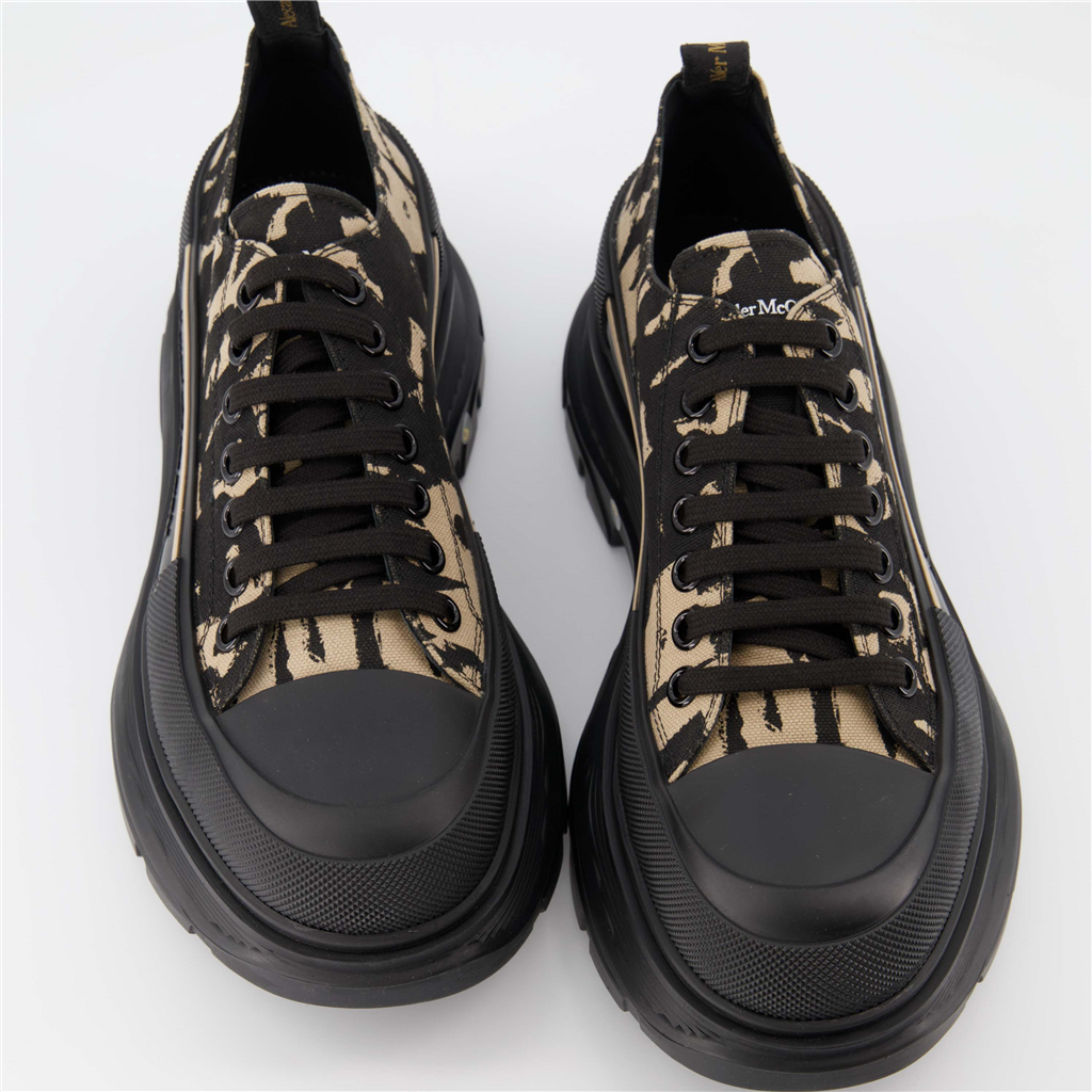 Botas y botines Baskets Tread Slick Alexander McQueen Beige Homme