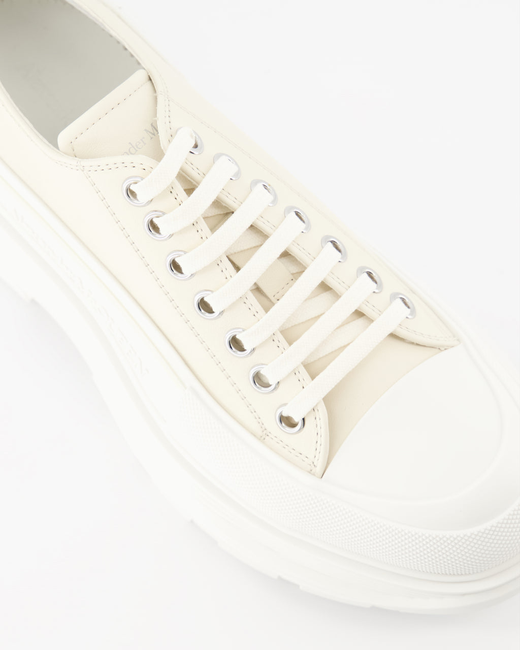Sneaker Baskets Tread Slick Alexander McQueen Beige Homme