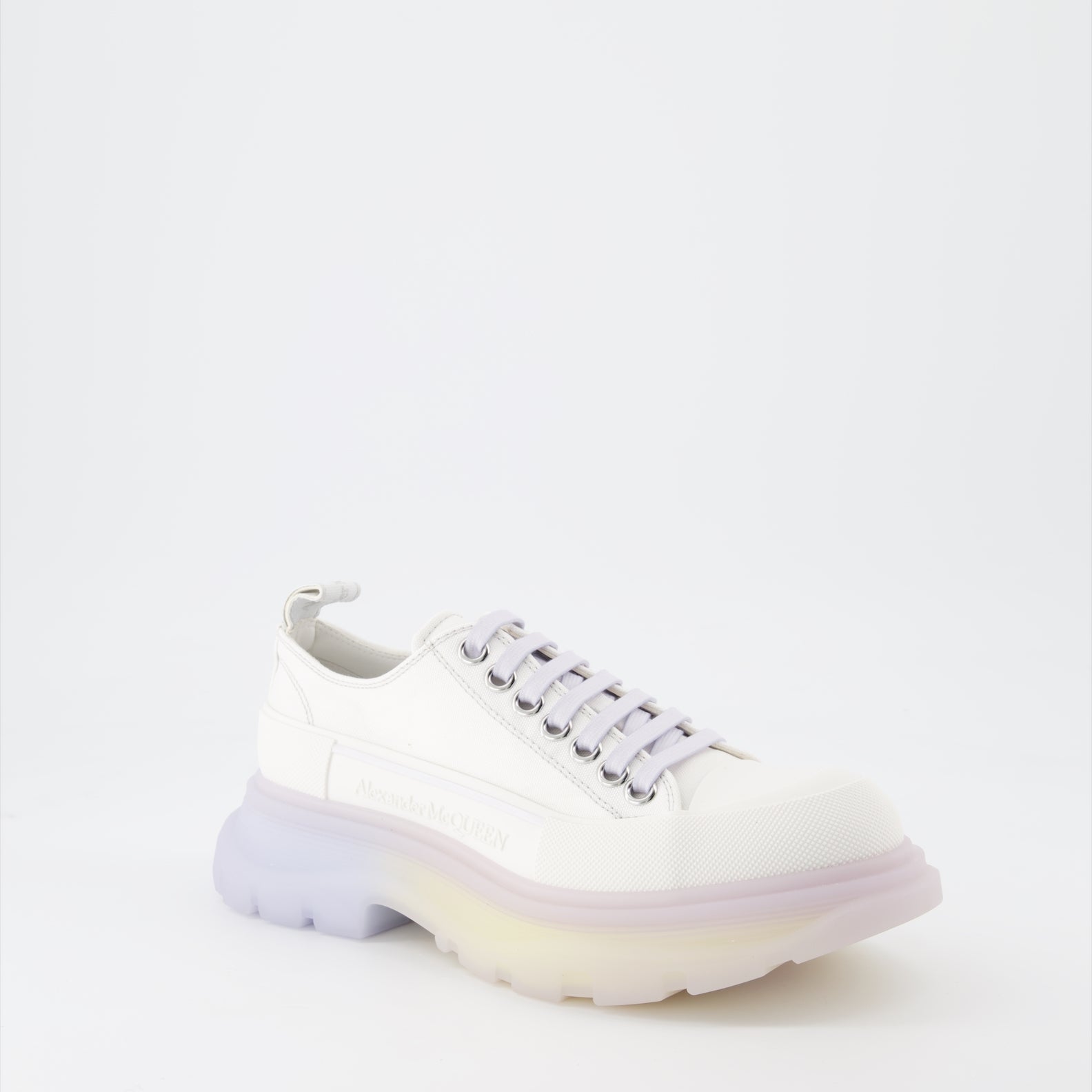 Baskets Baskets Tread Slick Alexander McQueen Blanc Femme