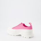 Baskets Baskets Tread Slick Alexander McQueen Rose Femme