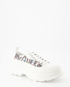 Tênis Baskets Tread Slick Alexander McQueen Branco Homme