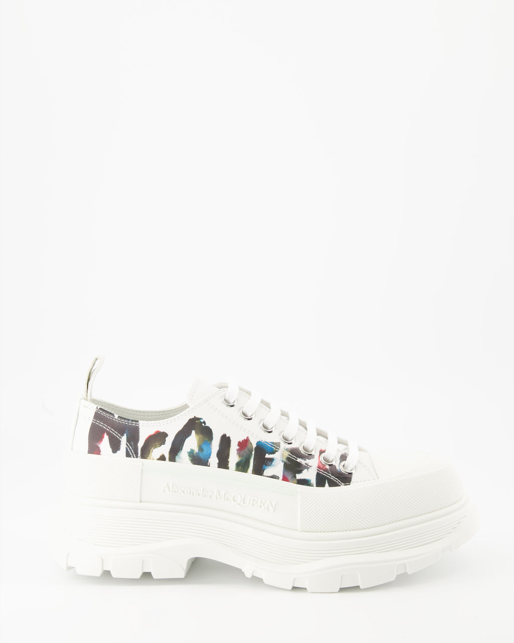 Tênis Baskets Tread Slick Alexander McQueen Branco Homme