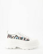 Tênis Baskets Tread Slick Alexander McQueen Branco Homme