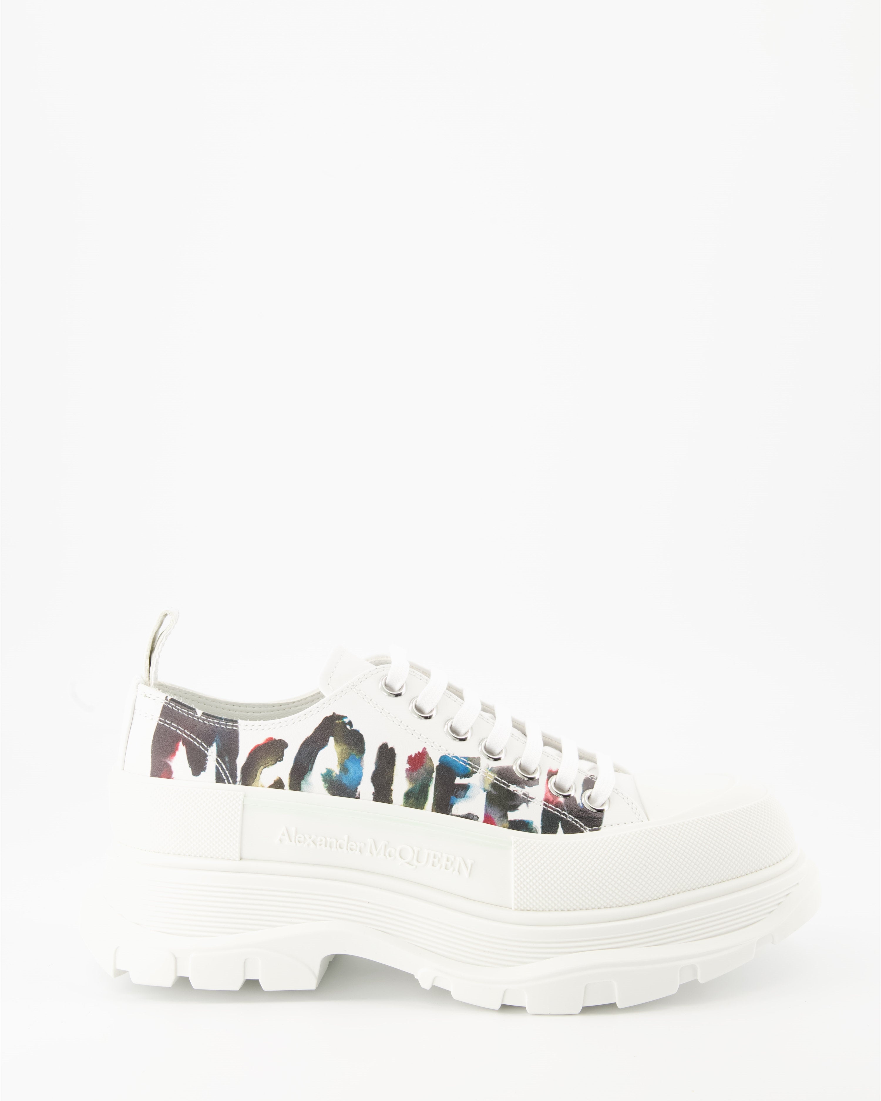Baskets Baskets Tread Slick Alexander McQueen Blanc Homme