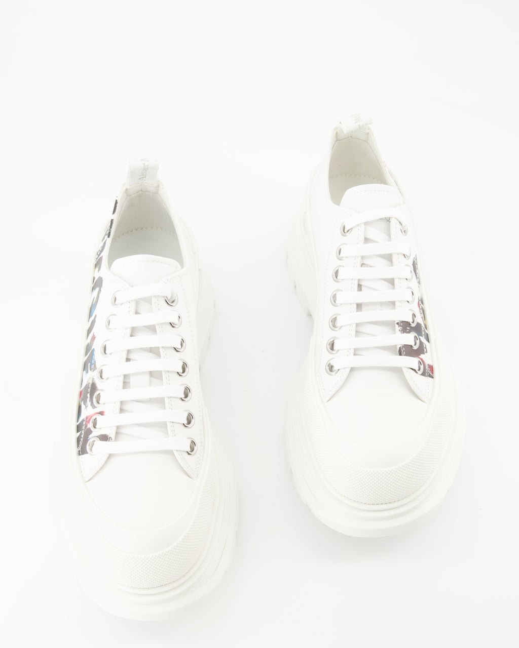 Tênis Baskets Tread Slick Alexander McQueen Branco Homme