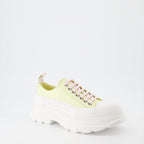 Tênis Baskets Tread Slick Alexander McQueen Amarelo Femme
